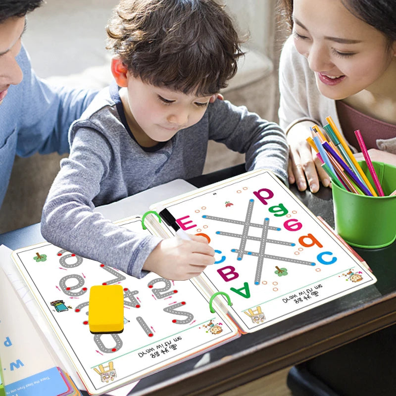 Montessori Drawing Toy Color Shape Training Pen Math Game Learning Activities Educational Toy for Children 