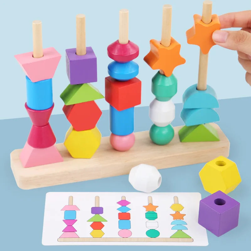 Puzzle Color Montessori - Juego Cognición Temprana