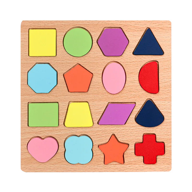 Alfabeto Madera Puzzle - Aprendizaje Preescolar