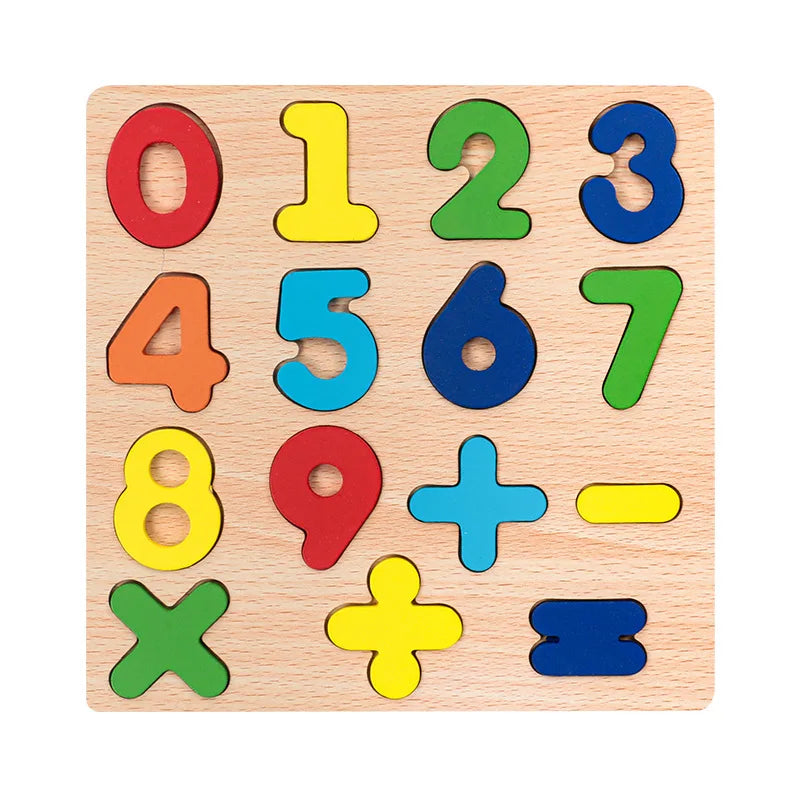 Alfabeto Madera Puzzle - Aprendizaje Preescolar